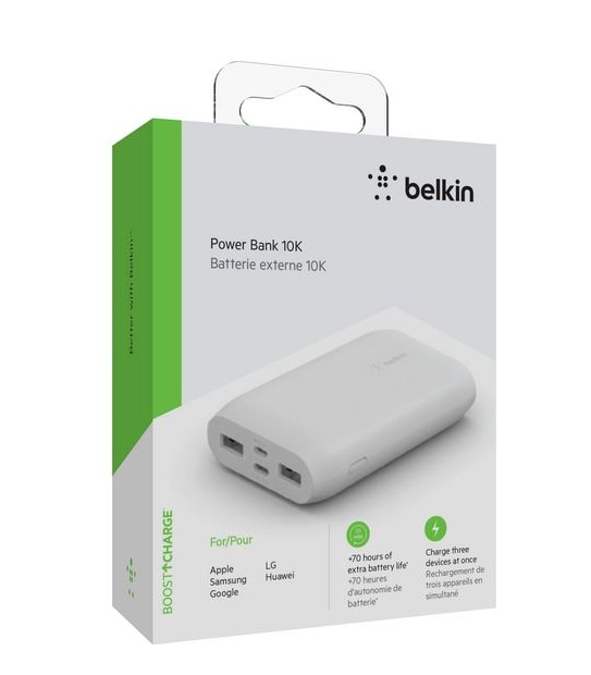 Belkin Boostcharge Powerbank 10K White