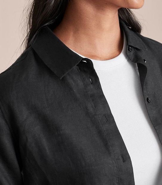 European Linen Long Sleeve Shirt