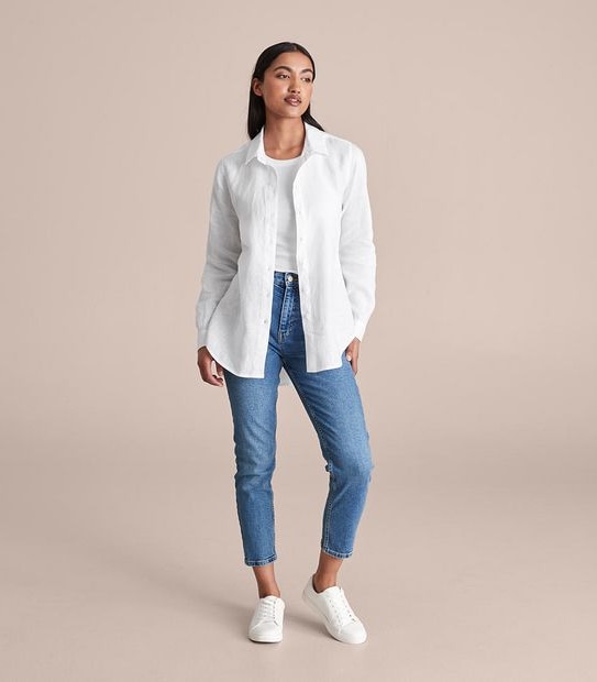 European Linen Long Sleeve Shirt
