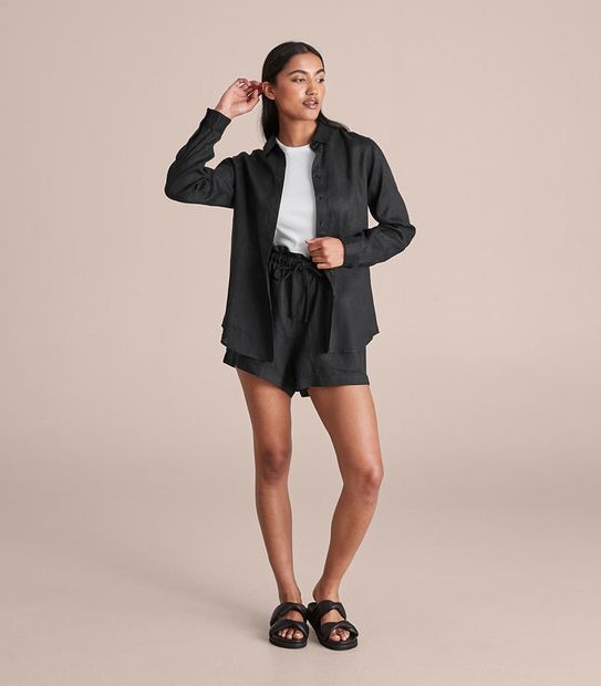 European Linen Long Sleeve Shirt