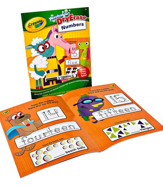 Crayola Washable Dry-Erase Numbers