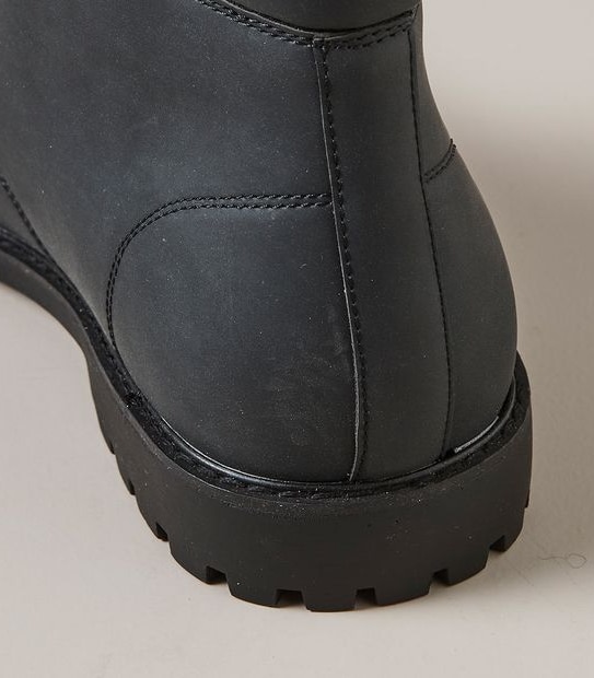 Mens Brian PU Lace-Up Boots