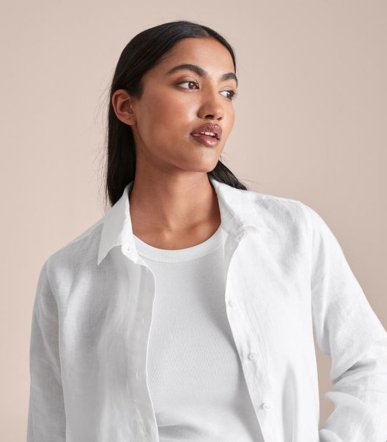 European Linen Long Sleeve Shirt