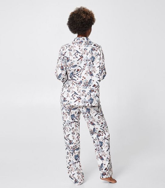 Cotton Poplin Pyjama Set - Floral Print