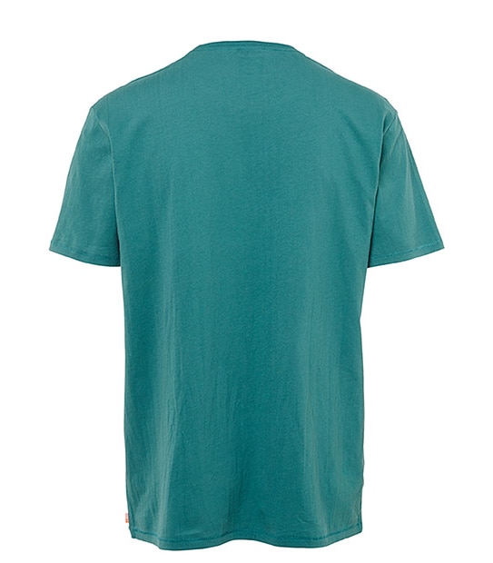 Men's Piping Hot Heart Shield Short Sleeve T-Shirt - Dark Green