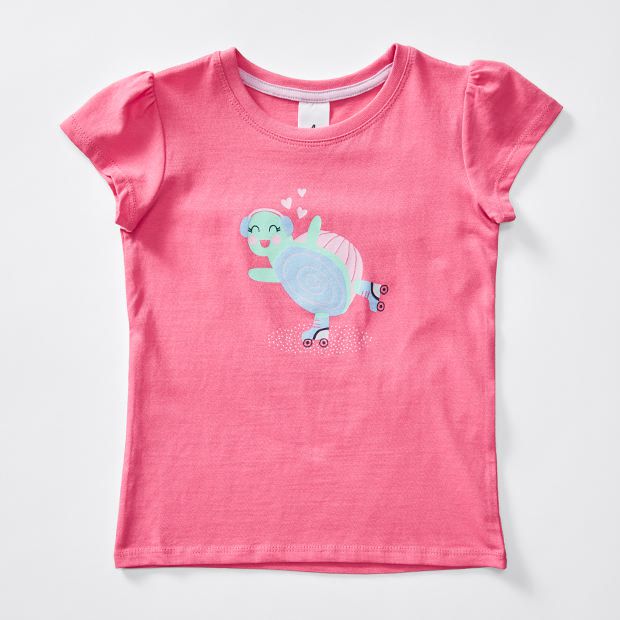 Short Sleeve Turtle Print T-Shirt Short Sleeve Turtle Print T-Shirt