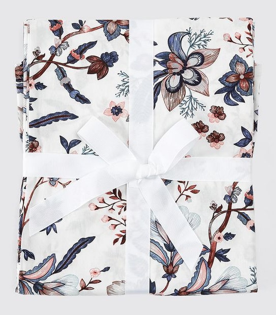 Cotton Poplin Pyjama Set - Floral Print