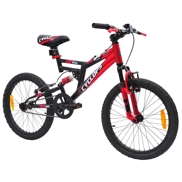 Cyclops Dual Suspension Alloy Bike 50cm  Boys  Target Australia