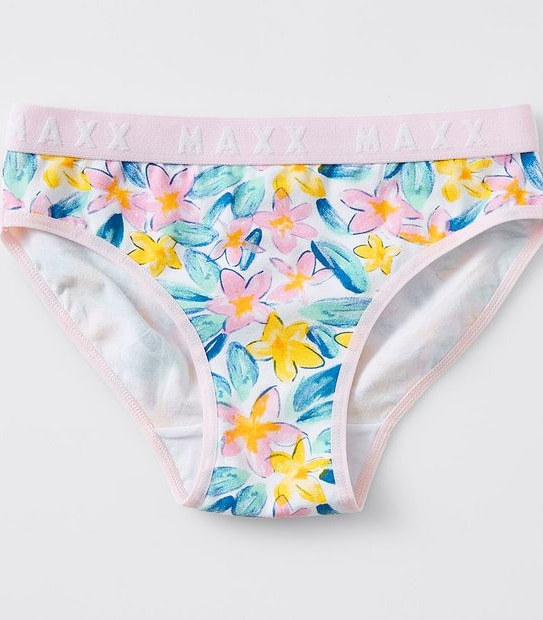 Maxx Older Girls 3 Pack Briefs - Pink