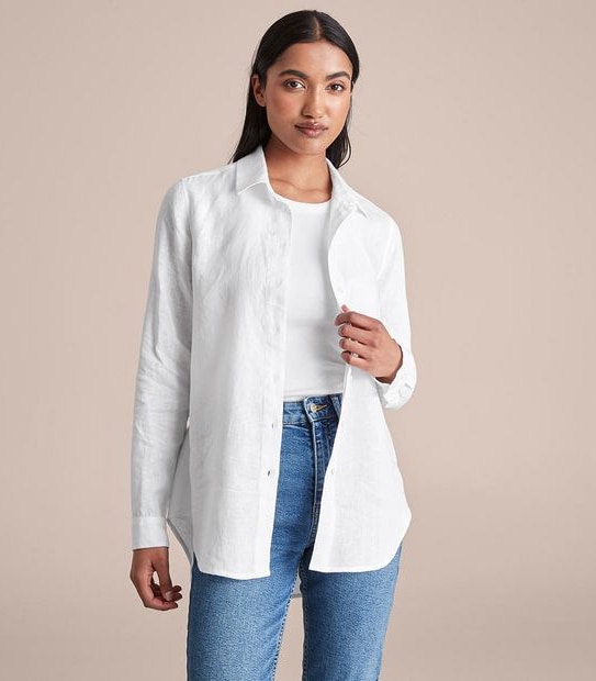 European Linen Long Sleeve Shirt