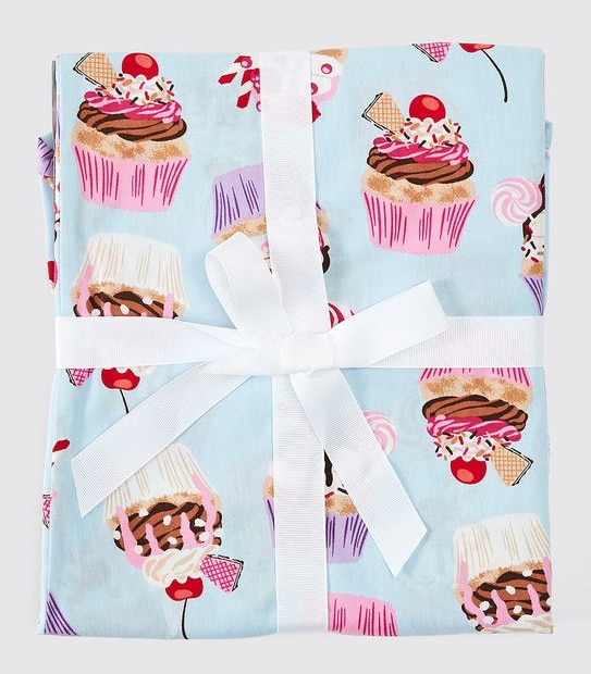Cotton Poplin Pyjama Set - Cupcake