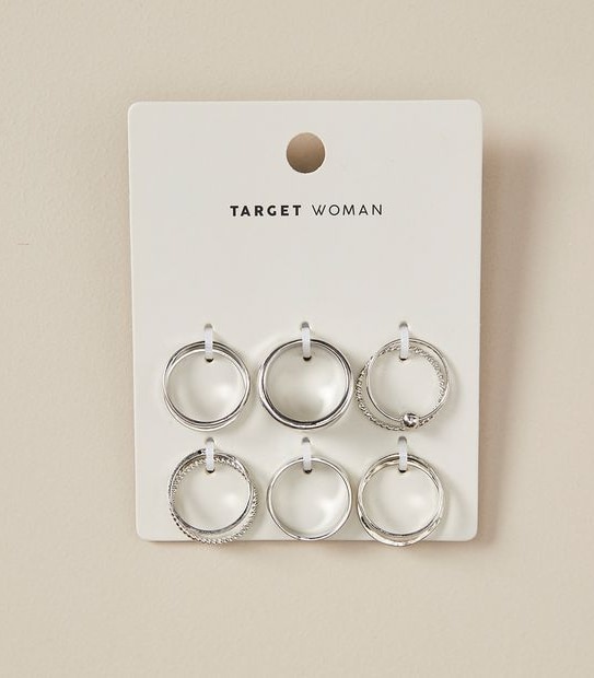 10 Pack Metal Ring Set