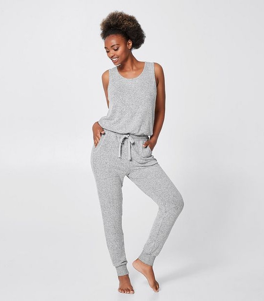 Cosy Sleep Jumpsuit - Grey Marle