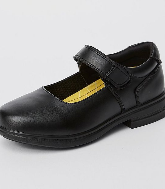 Gro Shu Mary Jane Leather School Shoe