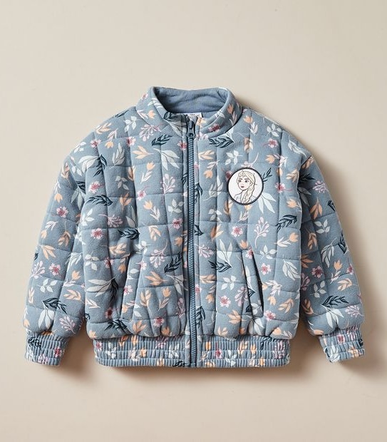 Disney Frozen Quilted Bomber Jacket