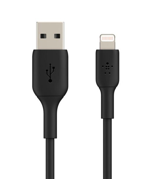 Belkin Boostcharge Lighting To USB-A Cable 2M Black