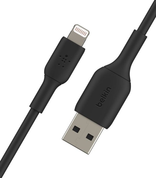 Belkin Boostcharge Lighting To USB-A Cable 2M Black