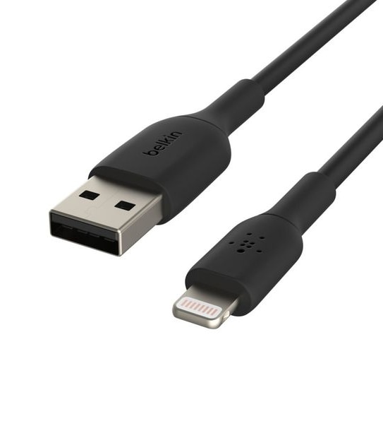 Belkin Boostcharge Lighting To USB-A Cable 2M Black