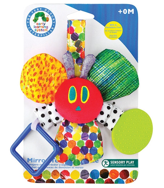 The Very Hungry Caterpillar Mirror Teether Rattle