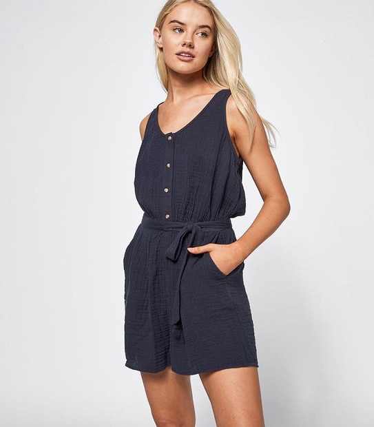 Lily Loves Textured Playsuit