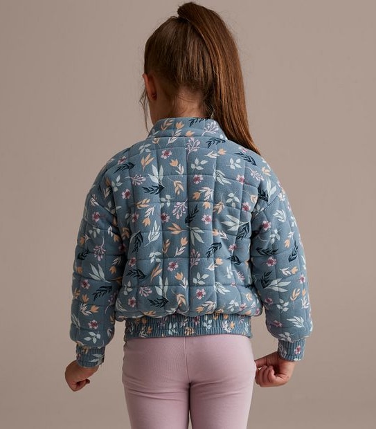 Disney Frozen Quilted Bomber Jacket