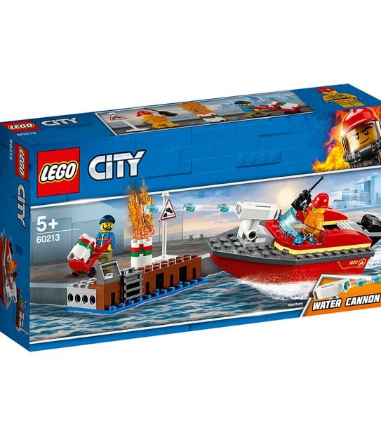 LEGO&reg; City Fire Dock Side Fire 60213