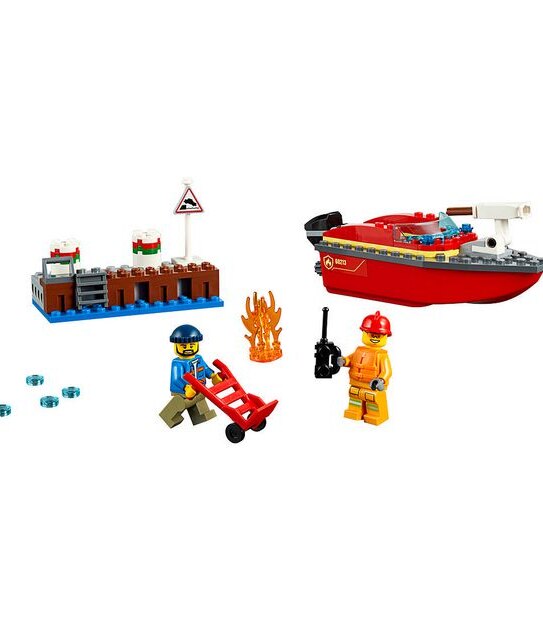 LEGO&reg; City Fire Dock Side Fire 60213
