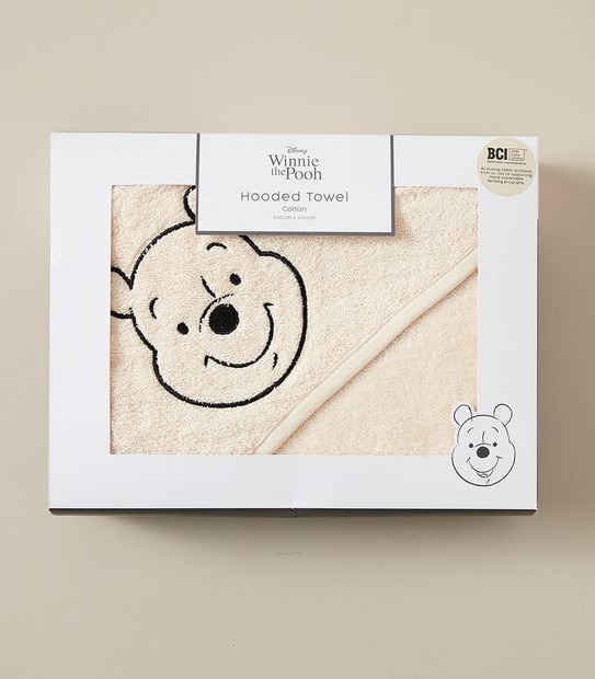 Disney Winnie The Pooh Hooded Towel