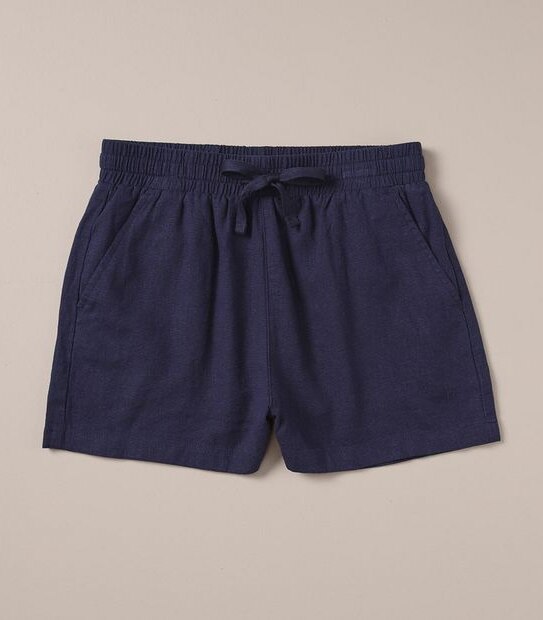 Linen Blend Shorts