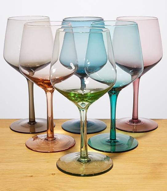 Prism Set Of 6 Wine Glasses