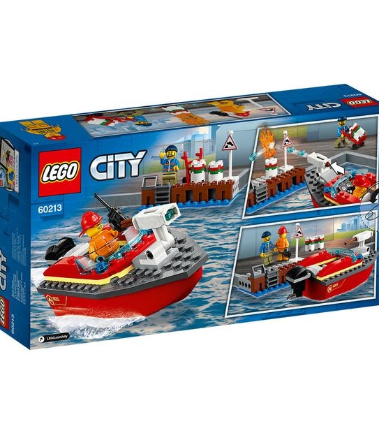 LEGO&reg; City Fire Dock Side Fire 60213