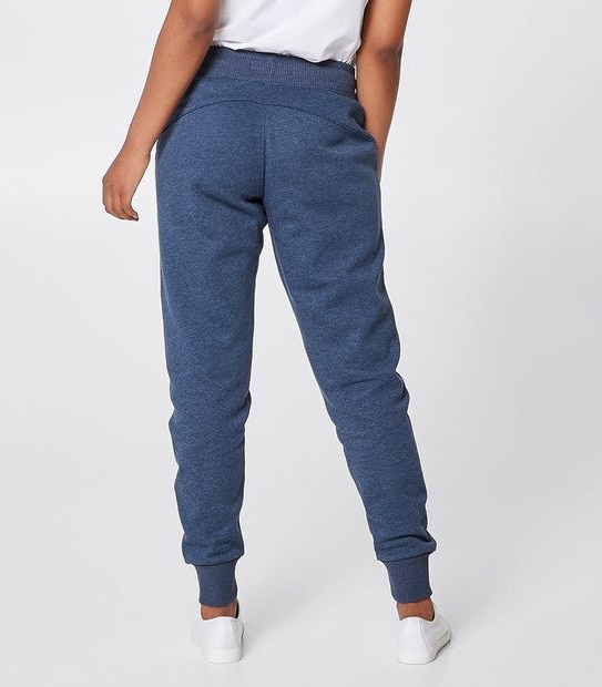 Active Fleece Trackpants - Indigo Blue Marle