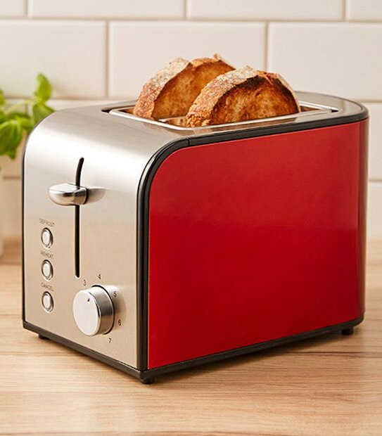 Target 2 Slice Toaster TART30R Red Target Australia