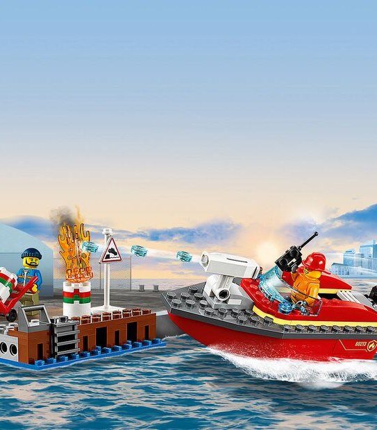 LEGO&reg; City Fire Dock Side Fire 60213