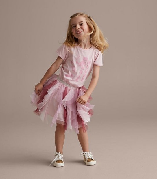 Waterfall Tulle Skirt