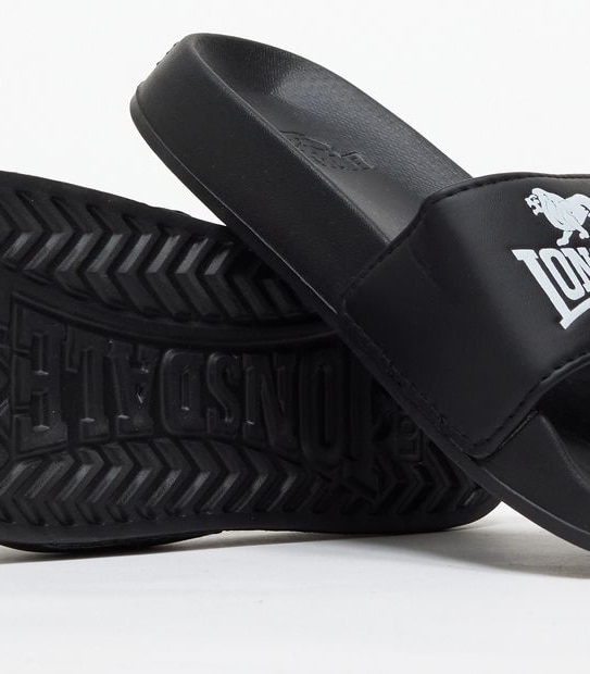 Lonsdale London Kids Lion Slides - Black