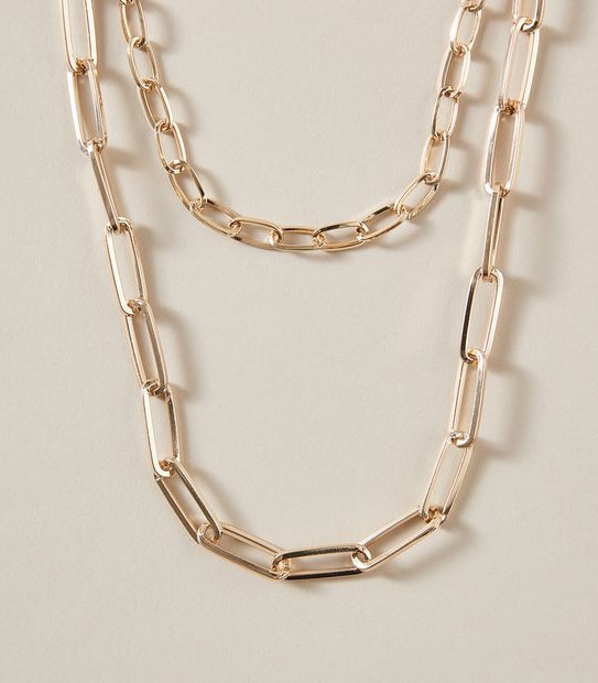 Double Layer Link Necklace