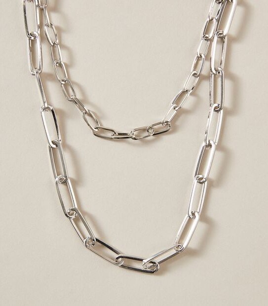 Double Layer Link Necklace