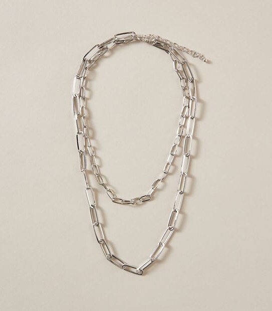 Double Layer Link Necklace