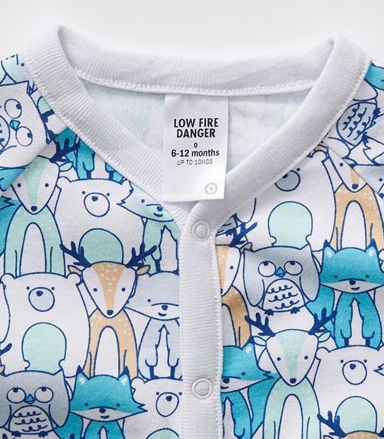 Baby Snap Button Print Coverall