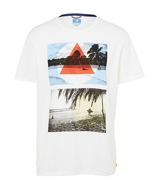 Men's Piping Hot Nice One Short Sleeve T-Shirt - White