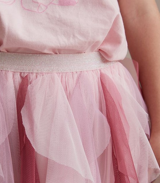 Waterfall Tulle Skirt