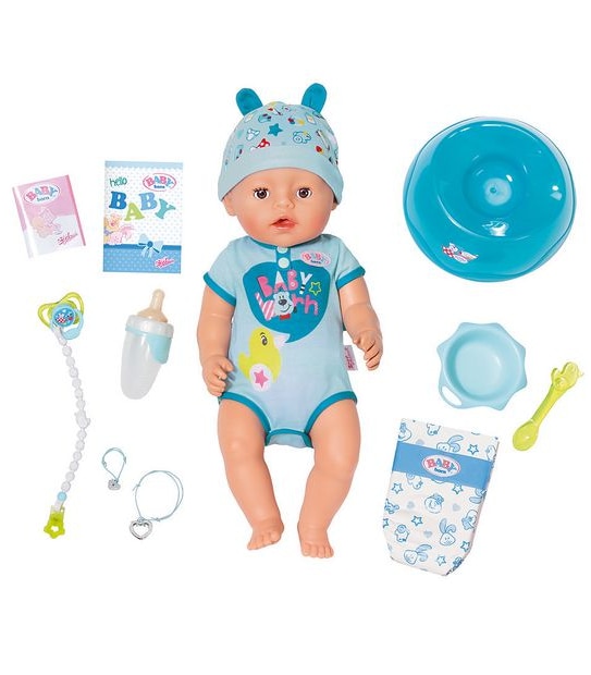 824375 BABY BORN SOFT TOUCH DOLL BLUE