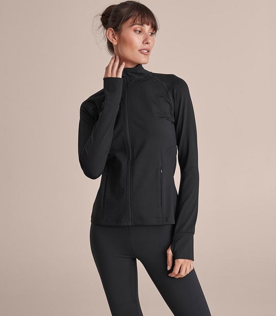 Active Zip Through Performance Jacket