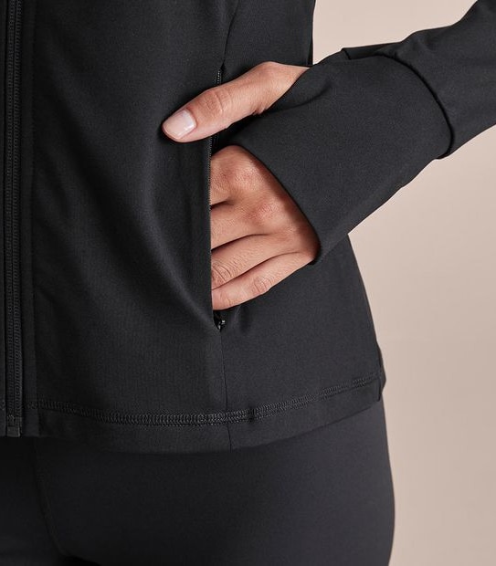Active Zip Through Performance Jacket