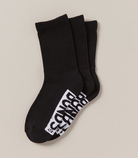 Bonds 3 Pack Cushioned Crew Socks