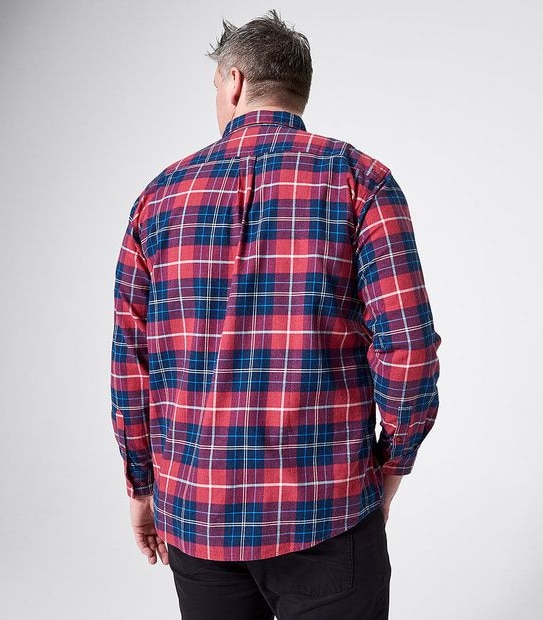 Mr Big Flannelette Shirt - Red Check