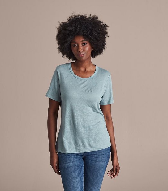Linen Blend T-Shirt