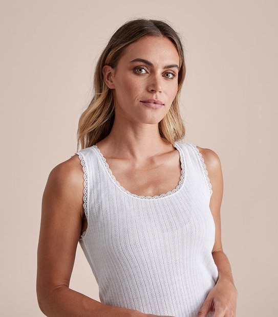 Pointelle Vest