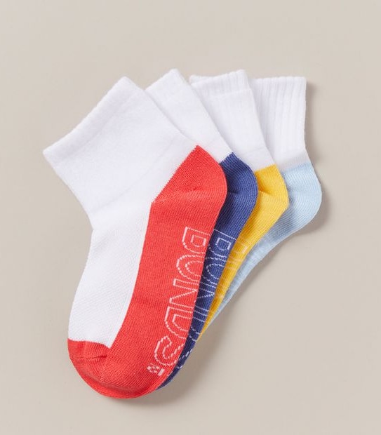 Bonds 4 Pack 1/4 Crew Socks